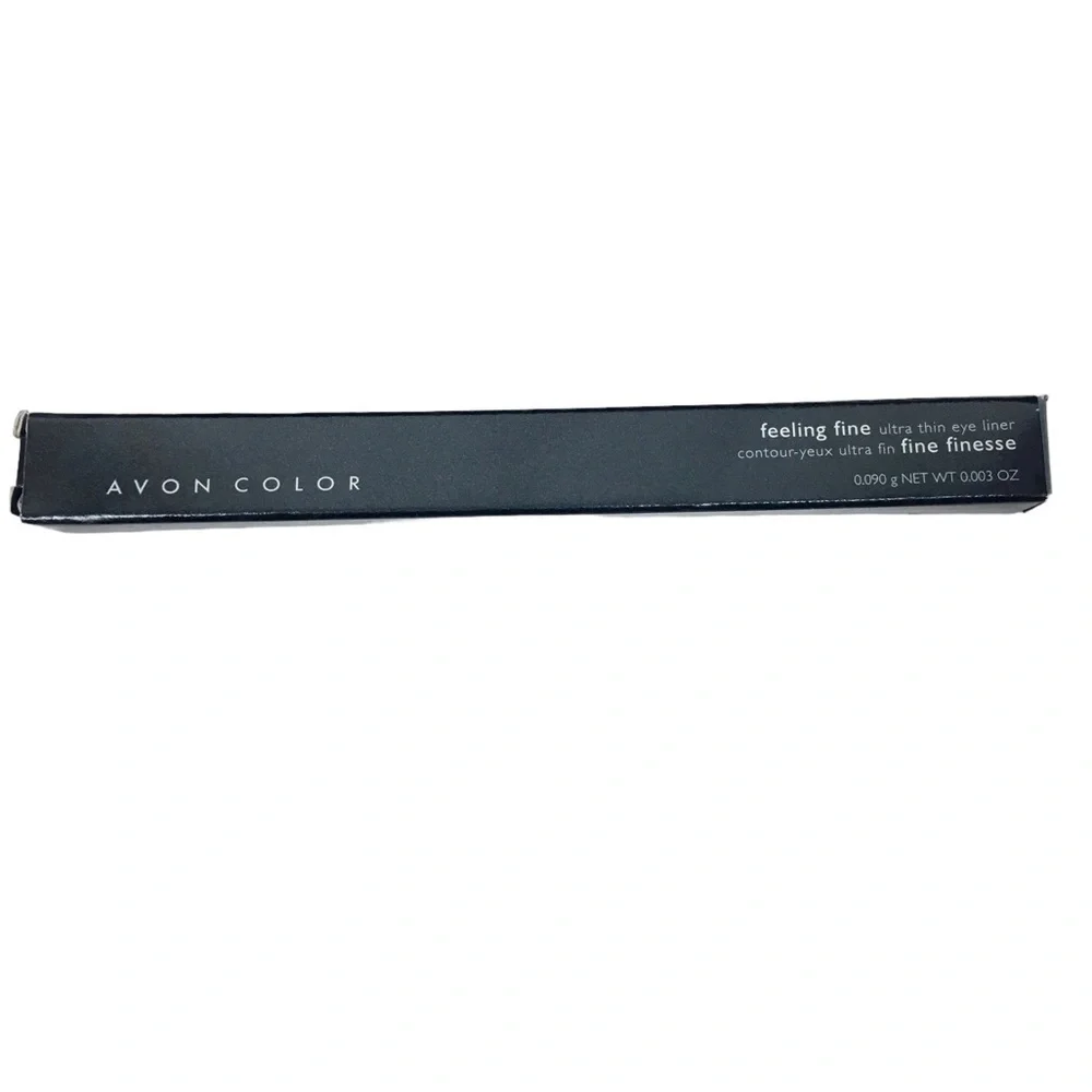 AVON Color Feeling Fine Ultra Thin Eye Liner Shade Onyx Jewel Black